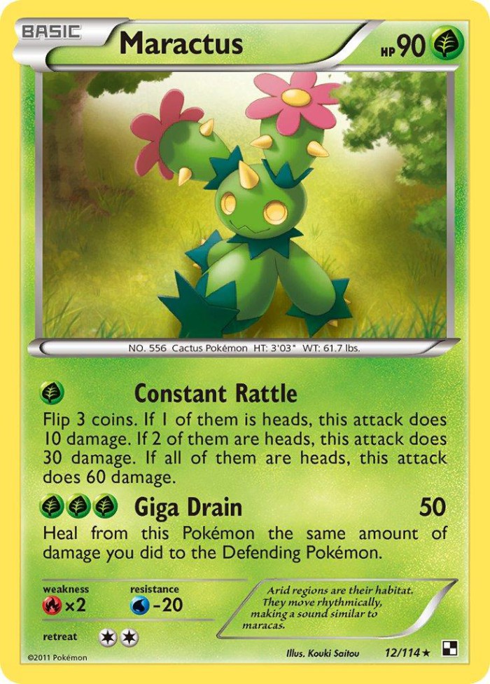 Carte Pokémon: Maractus [Maracachi]