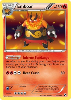 Carte Pokémon: Emboar