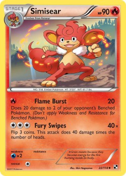 Carte Pokémon: Simisear