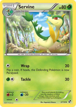 Carte Pokémon: Servine