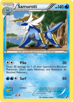 Carte Pokémon: Samurott