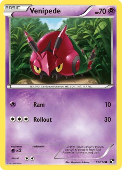 Carte Pokémon: Venipede