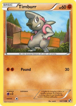 Carte Pokémon: Timburr
