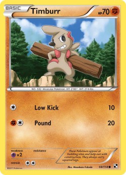Carte Pokémon: Timburr