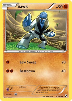 Carte Pokémon: Sawk