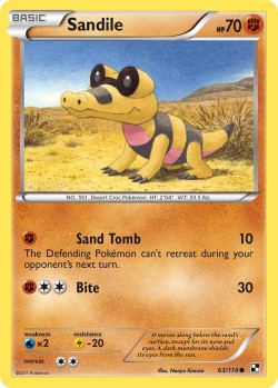 Carte Pokémon: Sandile