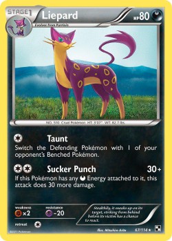 Carte Pokémon: Liepard