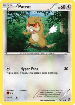 Carte Pokémon: Patrat
