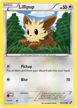 Carte Pokémon: Lillipup