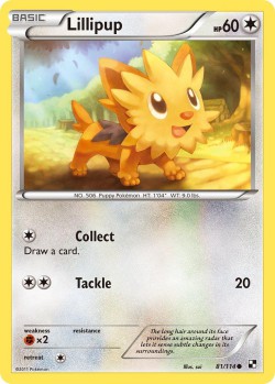Carte Pokémon: Lillipup