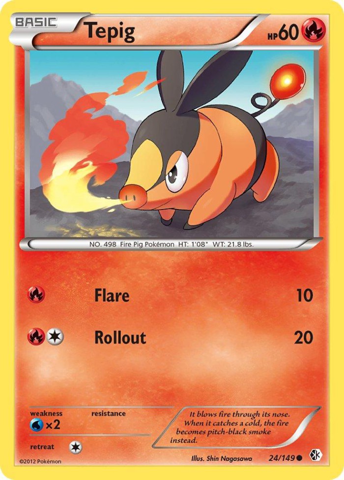 Carte Pokémon: Tepig [Gruikui]