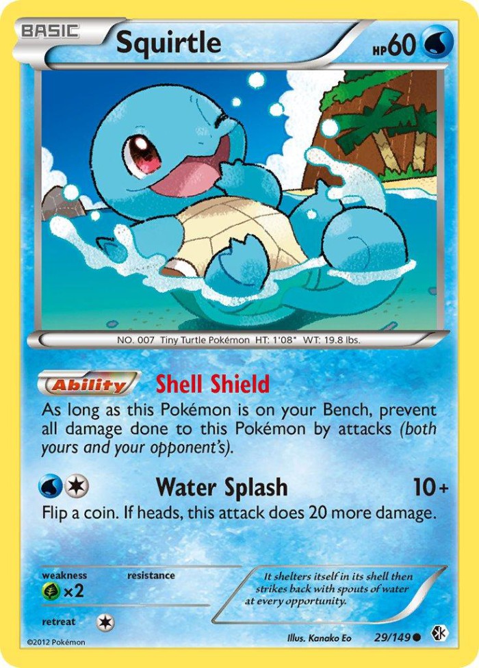 Carte Pokémon: Squirtle [Carapuce]