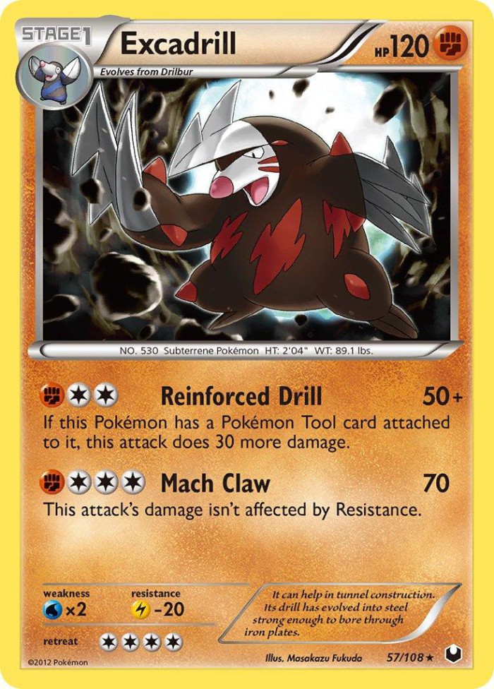 Carte Pokémon: Excadrill [Minotaupe]