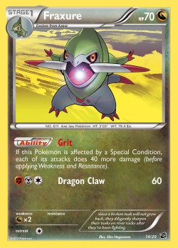 Carte Pokémon: Fraxure