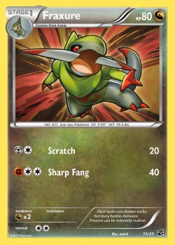 Carte Pokémon: Fraxure