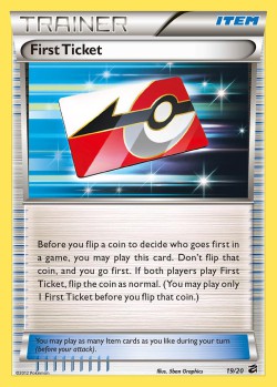 Carte Pokémon: First Ticket