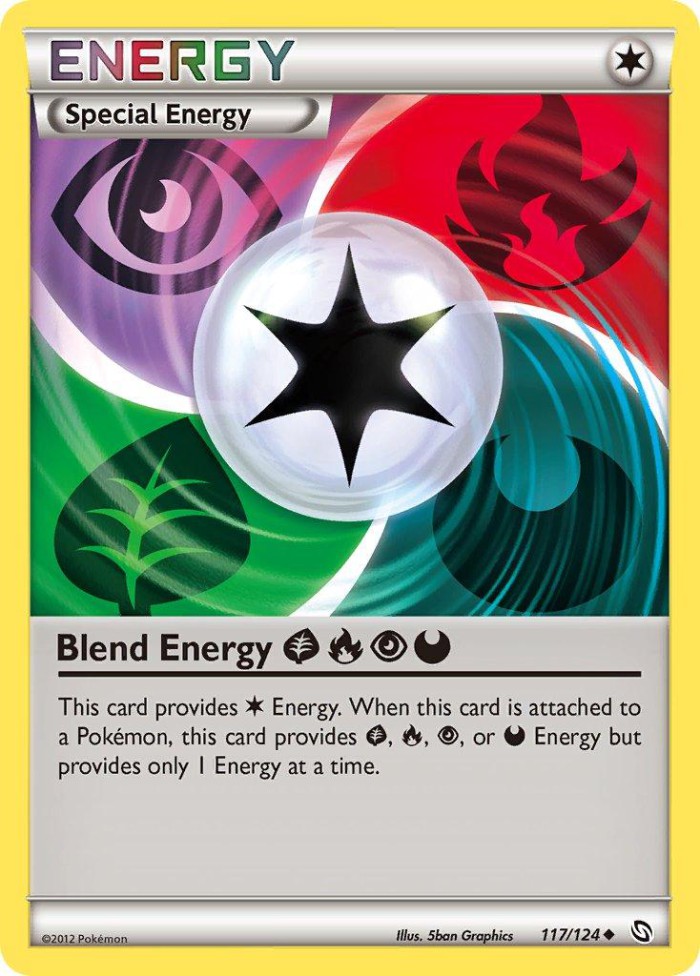 Carte Pokémon: Blend Energy Grass Fire Psychic Darkness [Énergie Amalgamée Plante Feu Psy Obscurité]