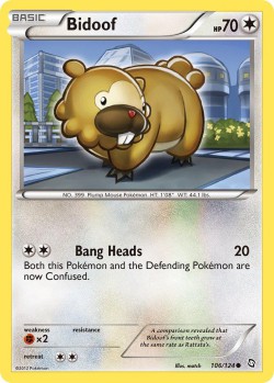 Carte Pokémon: Bidoof