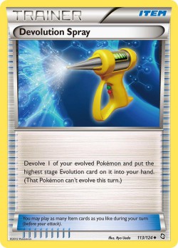 Carte Pokémon: Devolution Spray