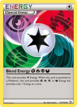 Carte Pokémon: Blend Energy Grass Fire Psychic Darkness