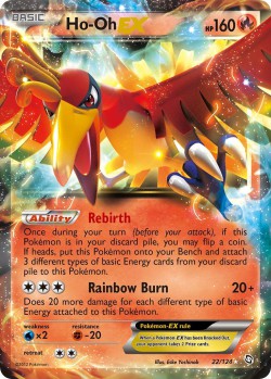 Carte Pokémon: Ho-Oh EX