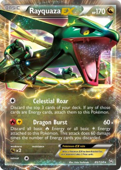 Carte Pokémon: Rayquaza EX
