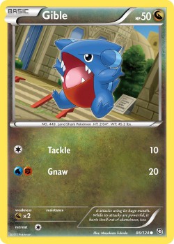Carte Pokémon: Gible
