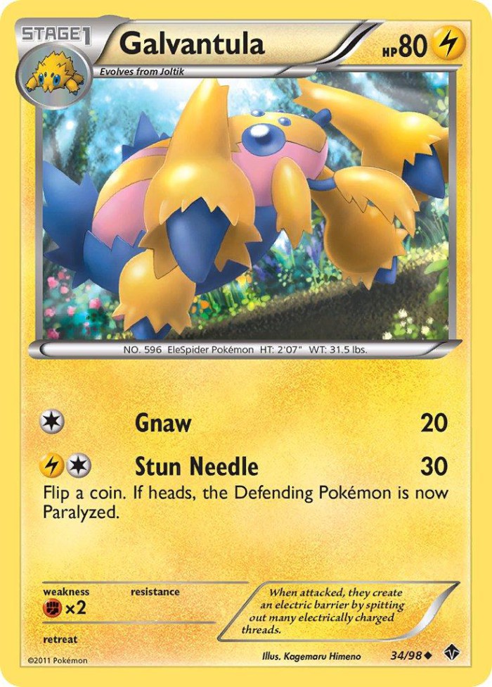 Carte Pokémon: Galvantula [Mygavolt]