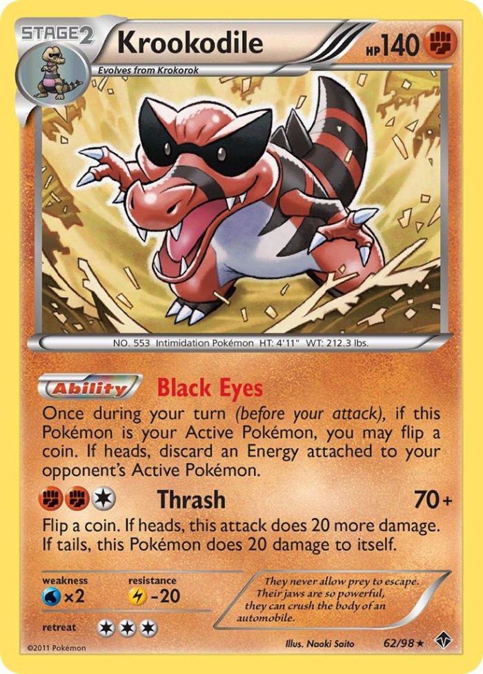 Carte Pokémon: Krookodile [Crocorible]