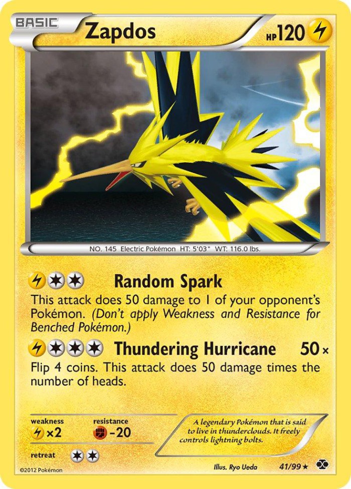 Carte Pokémon: Zapdos [Électhor]