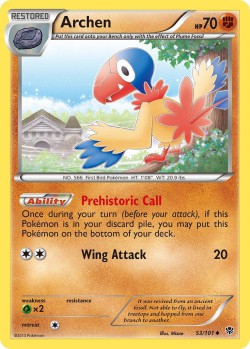 Carte Pokémon: Archen