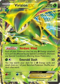 Carte Pokémon: Virizion EX