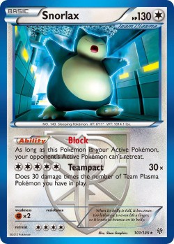 Carte Pokémon: Snorlax