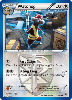 Carte Pokémon: Watchog