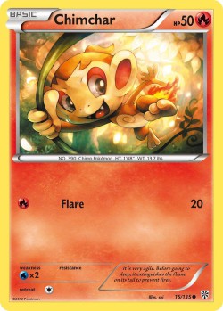 Carte Pokémon: Chimchar
