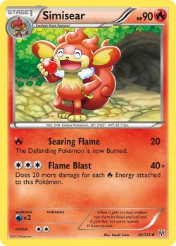 Carte Pokémon: Simisear