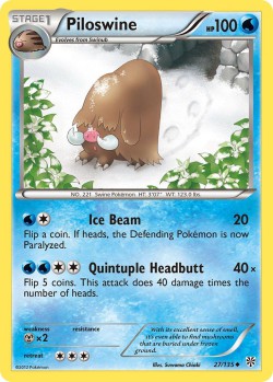 Carte Pokémon: Piloswine