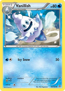 Carte Pokémon: Vanillish