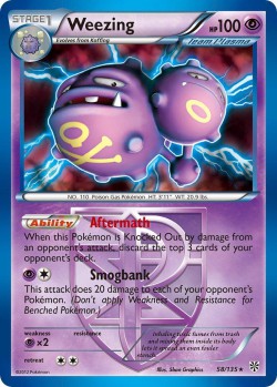 Carte Pokémon: Weezing