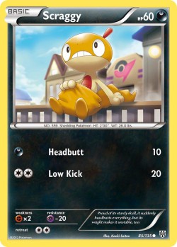 Carte Pokémon: Scraggy
