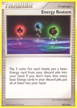 Carte Pokémon: Energy Restore
