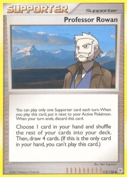 Carte Pokémon: Professor Rowan
