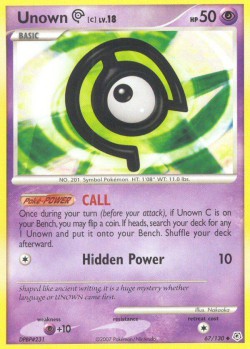 Carte Pokémon: Unown [C]