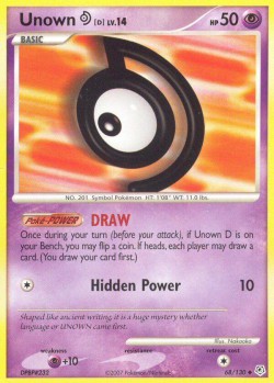 Carte Pokémon: Unown [D]