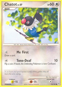 Carte Pokémon: Chatot