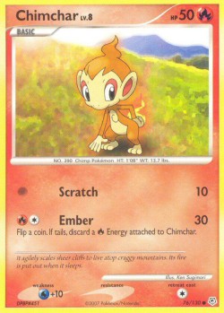 Carte Pokémon: Chimchar