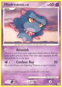 Carte Pokémon: Misdreavus