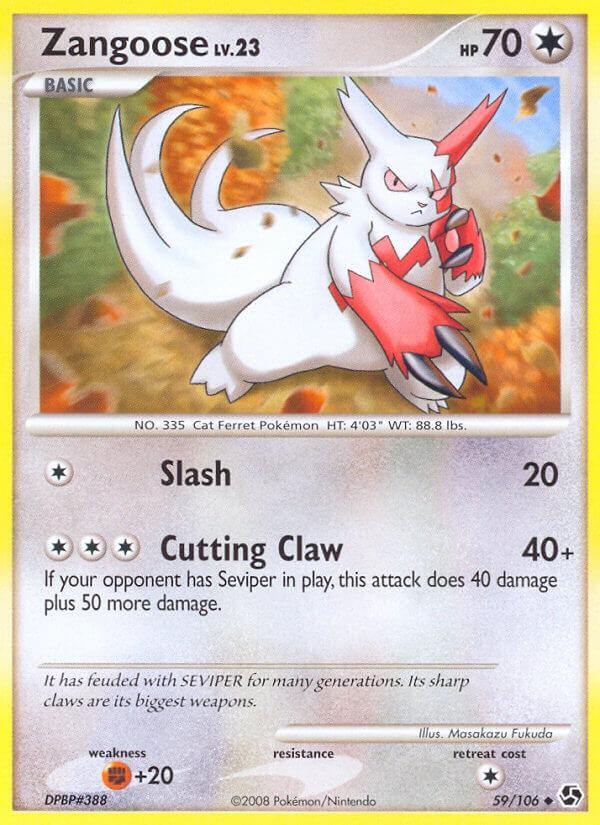 Carte Pokémon: Zangoose [Mangriff]