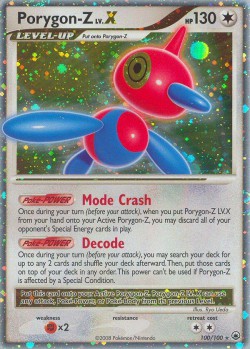 Carte Pokémon: Porygon-Z LV.X