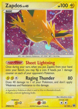 Carte Pokémon: Zapdos